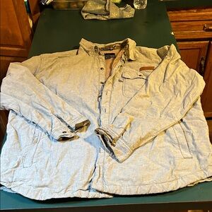 Columbia Men's Light Gray Shirt Jacket
